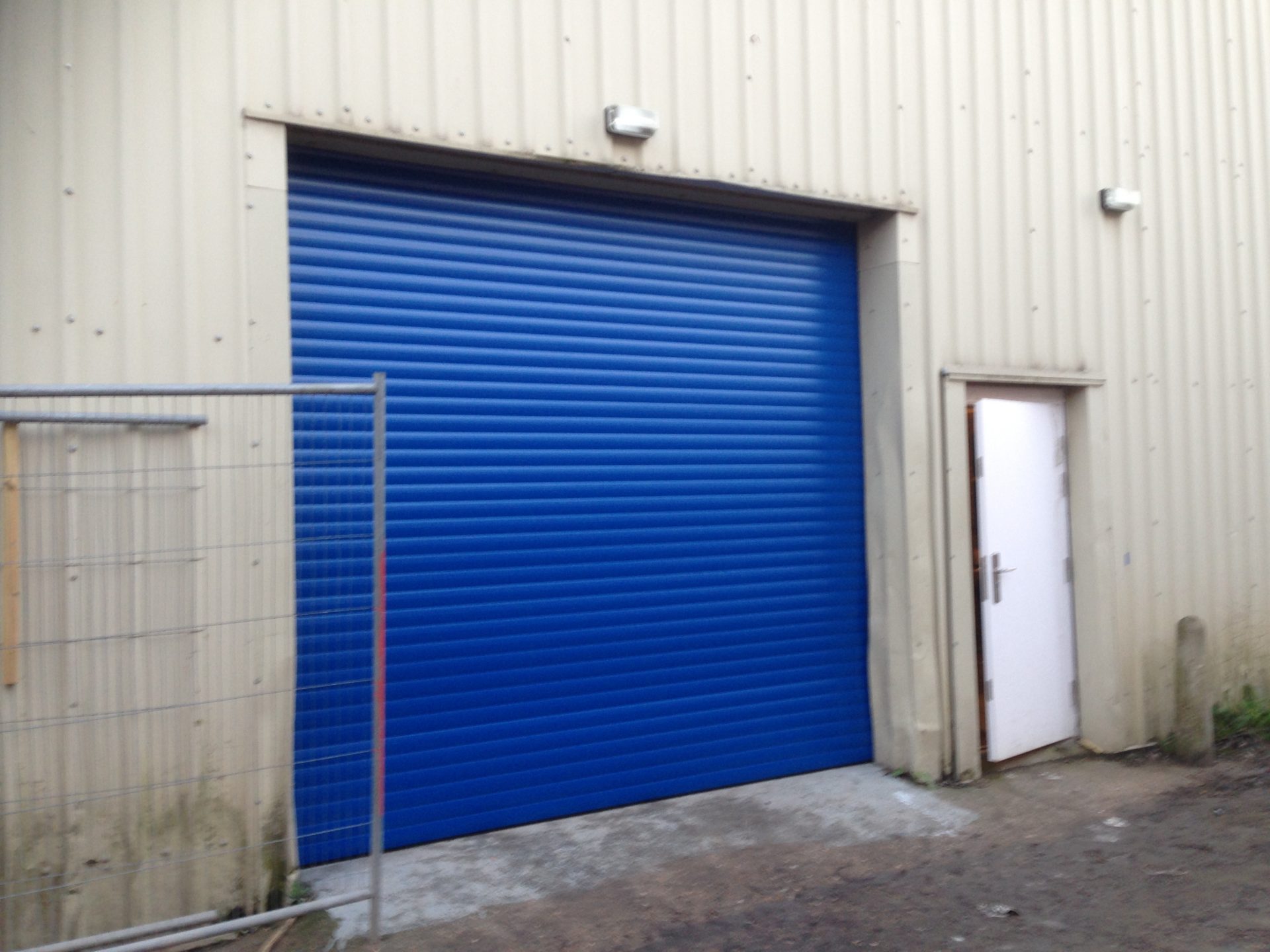 Blue Roller Garage Shutters in Rayleigh