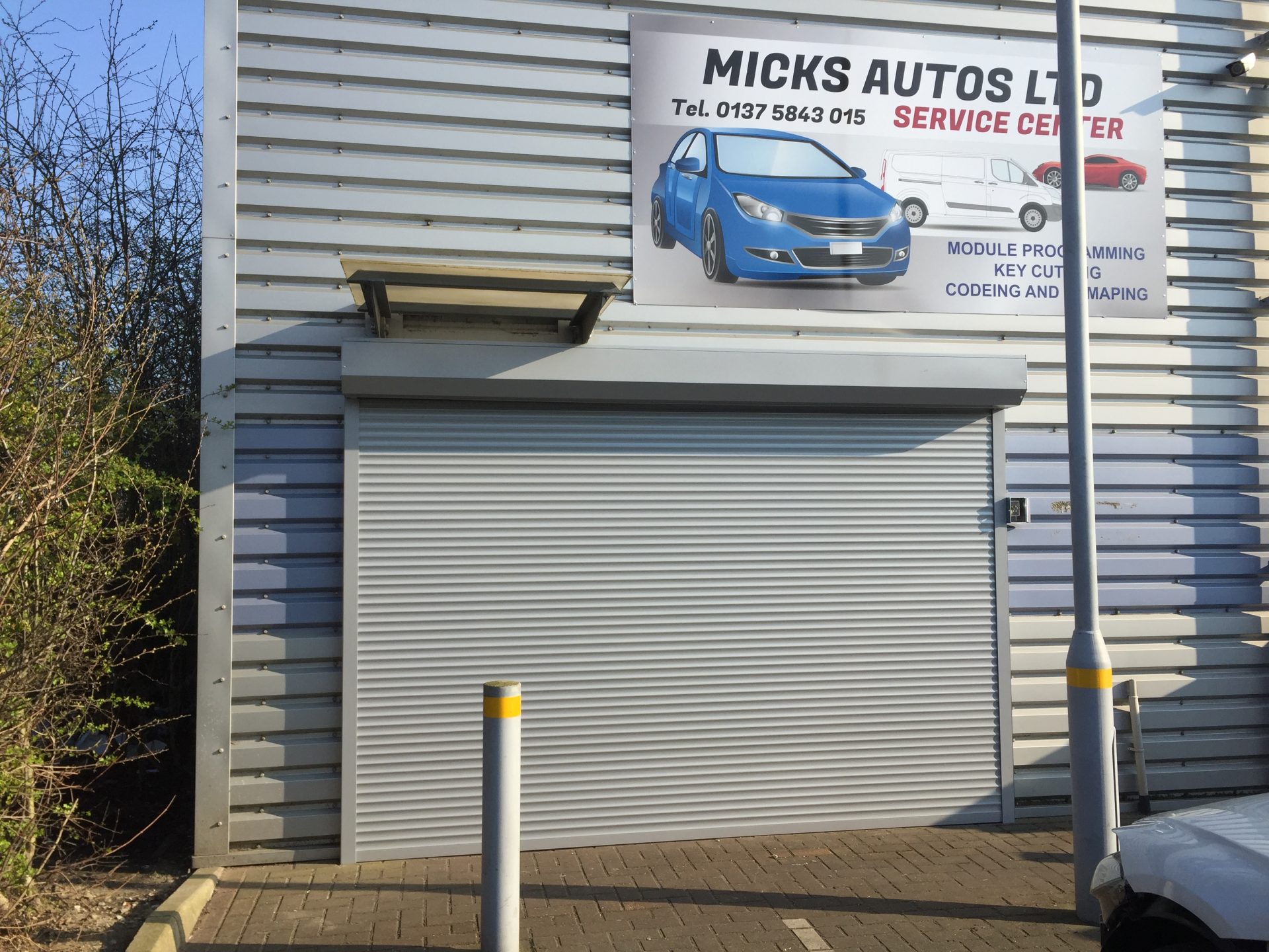 Secure Roller Garage Shutters Rayleigh