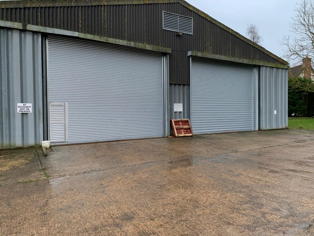 2 Roller Garage Shutters in Rayleigh