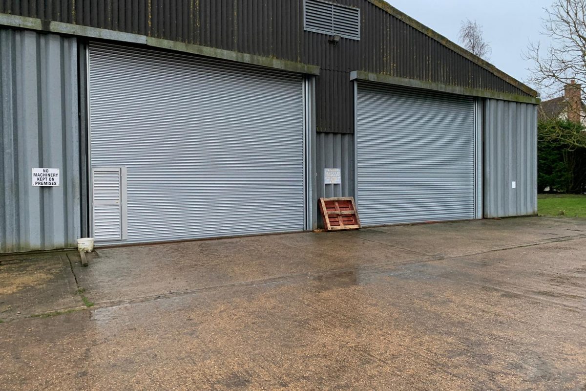 2 Roller Garage Shutters in Rayleigh